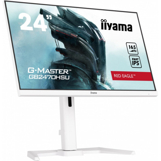 IIYAMA Monitor G-Master 23.8 cala GB2470HSU-W5 0.8ms,IPS,DP,HDMI,165Hz,HAS(150mm)