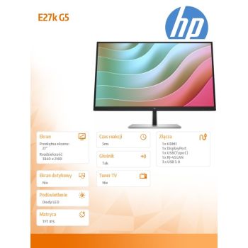 HP Inc. Monitor E27K G5 4K 6N4C4AA