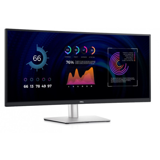 Dell Monitor zakrzywiony 34 cale P3424WE 21:9/3440x1440/IPS/USBC/RJ45/HDMI/DP/3Y