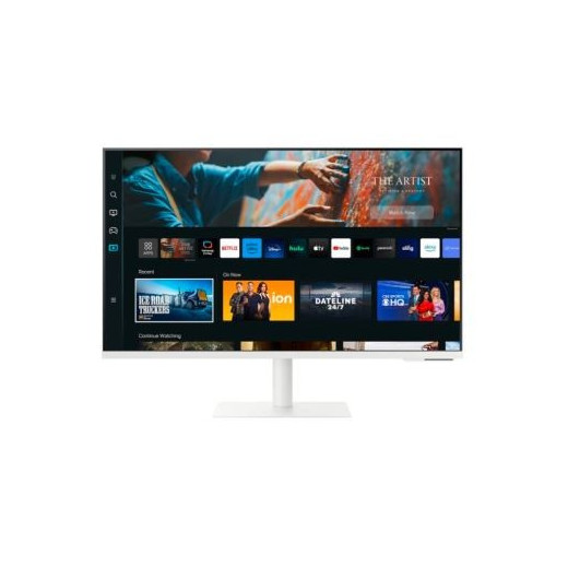 Samsung Monitor 27 cali SMART M7 VA 3840x2160 UHD 16:9 1xHDMI 2x USB 2.0 1xUSB-C (65W) WiFi/BT 4ms(GTG) głośniki płaski biały