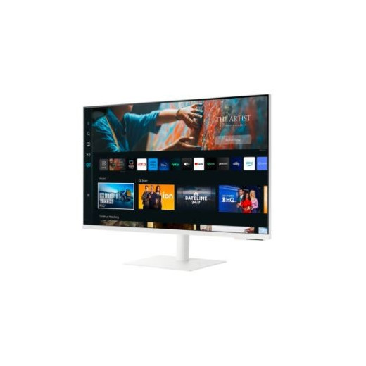 Samsung Monitor 27 cali SMART M7 VA 3840x2160 UHD 16:9 1xHDMI 2x USB 2.0 1xUSB-C (65W) WiFi/BT 4ms(GTG) głośniki płaski biały