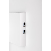 IIYAMA Monitor 23.8 cala XUB2492HSU-W6 IPS,HDMI,DP,100Hz,SLIM,HAS(150mm),4xUSB