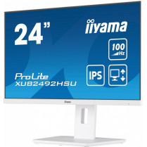 IIYAMA Monitor 23.8 cala XUB2492HSU-W6 IPS,HDMI,DP,100Hz,SLIM,HAS(150mm),4xUSB