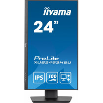IIYAMA Monitor 23.8 cala XUB2493HSU-B6 IPS.HDMI.DP.2x2W.USBx2.SLIM.HAS(150mm)