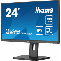 IIYAMA Monitor 23.8 cala XUB2493HSU-B6 IPS.HDMI.DP.2x2W.USBx2.SLIM.HAS(150mm)