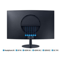 Samsung Monitor 32 cale LS32C390EAUXEN VA 1920x1080 FHD 16:9 1xDP 2xHDMI 4ms(GTG) 75Hz zakrzywiony głośniki 2 lata d2d