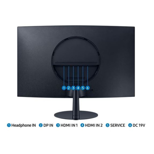 Samsung Monitor 32 cale LS32C390EAUXEN VA 1920x1080 FHD 16:9 1xDP 2xHDMI 4ms(GTG) 75Hz zakrzywiony głośniki 2 lata d2d