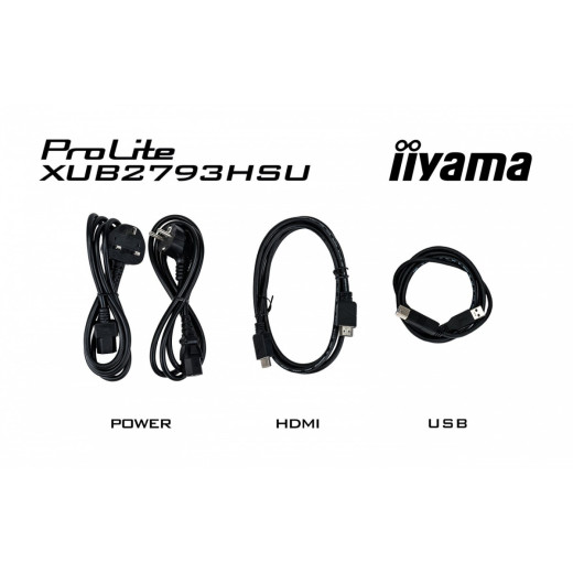 IIYAMA Monitor 27 cali XUB2793HSU-B6 IPS.HDMI.DP.2x2W.USBx2.FreeSync.Flicker