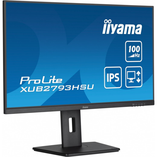 IIYAMA Monitor 27 cali XUB2793HSU-B6 IPS.HDMI.DP.2x2W.USBx2.FreeSync.Flicker