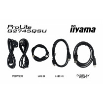 IIYAMA Monitor 27 cali G-Master G2745QSU-B1 IPS, QHD, 100Hz, 1ms, 2xUSB, 2x2W, FreeSync