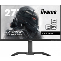 IIYAMA Monitor 27 cali G-Master GB2745QSU-B1 IPS,QHD,100Hz,1ms,2xUSB,2x2W,FreeSync, HAS(150mm)