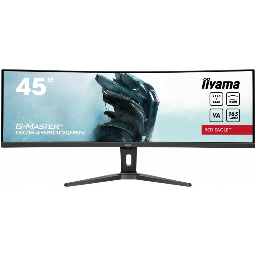 IIYAMA Monitor 45 cali G-Master GCB4580DQSN-B1, VA,DQHD,165HZ,USB-C-DOCK,RJ45,32:9,
