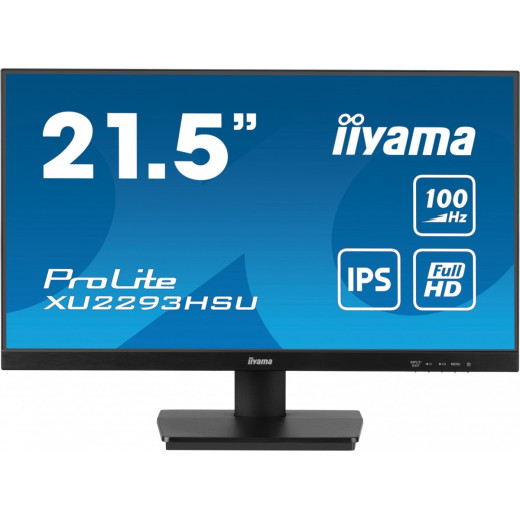 IIYAMA Monitor ProLite XU2293HSU-B6 21.5 cala IPS,100Hz,FHD,1ms,HDMI,DP,2xUSB,2x2W, FreeSync