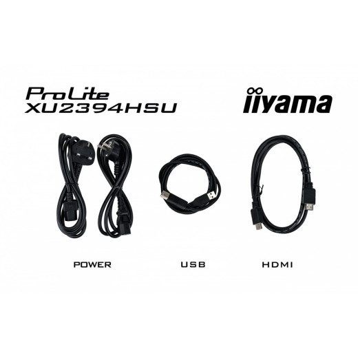 IIYAMA Monitor ProLite XU2293HSU-B6 21.5 cala IPS,100Hz,FHD,1ms,HDMI,DP,2xUSB,2x2W, FreeSync