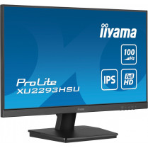 IIYAMA Monitor ProLite XU2293HSU-B6 21.5 cala IPS,100Hz,FHD,1ms,HDMI,DP,2xUSB,2x2W, FreeSync