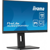 IIYAMA Monitor 21.5 cala ProLite XUB2293HSU-B6 IPS,100Hz,HAS(150mm),1ms,HDMI,DP,2xUSB, FreeSync,2x2W,PIVOT