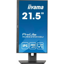 IIYAMA Monitor 21.5 cala ProLite XUB2293HSU-B6 IPS,100Hz,HAS(150mm),1ms,HDMI,DP,2xUSB, FreeSync,2x2W,PIVOT