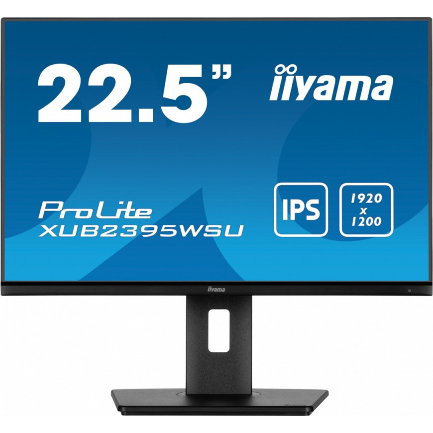 IIYAMA Monitor 22.5 cala XUB2395WSU-B5 IPS,PIVOT,1920x1200,DP,HDMI,VGA,16:10,2xUSB,2x2W,Freesync,HAS(150mm)