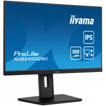 IIYAMA Monitor 23.8 cala ProLite XUB2492QSU-B1 IPS,QHD,USB-C,100Hz,3xUSB(3.2),HDMI,DP 300cd/m2,FreeSync,2x2W,HAS(150mm),PIVOT