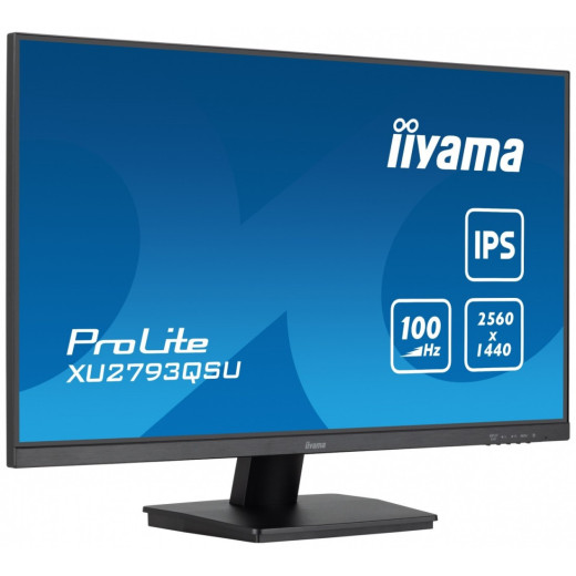 IIYAMA Monitor 27 cali ProLite XU2793QSU-B6 IPS,QHD,100Hz,HDMI,DP,2x2W,2xUSB(3.2), FreeSync