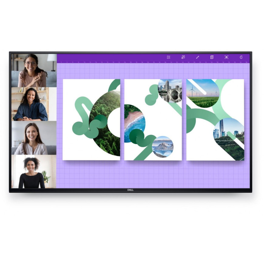 Dell Monitor P5524Q 54.6 cala LED VA UHD 4K (3840x2160)/16:9/HDMI/DP/VGA/USB/RS 232/RJ-45/3Y AES