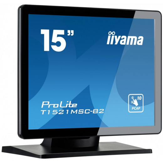 IIYAMA Monitor 15 cali T1521MSC-B2 POJEMN.10PKT.TN,7H,IP65(front),VGA,HDMI,2x2W,4:3,VESA