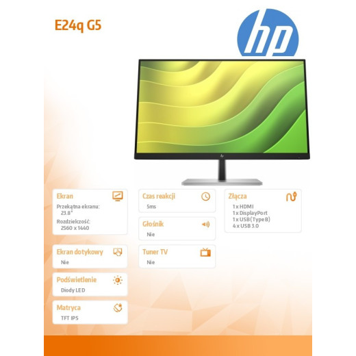 HP Inc. Monitor E24q G5 QHD 6N4F1AA ABB