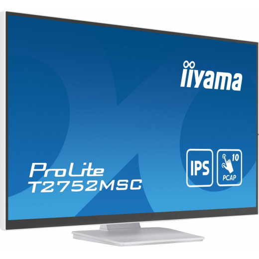 IIYAMA Monitor 27 cali T2752MSC-W1 10 PKT. POJ,IPS,HDMI,DP,2x2USB(3.2),2x1W400cd/m2,7H