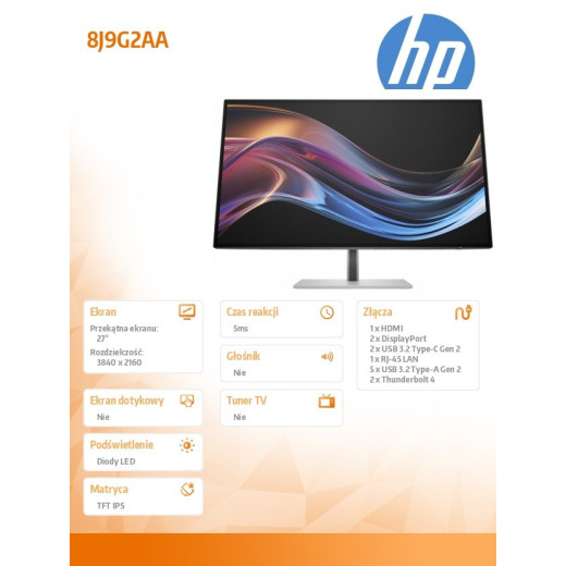 HP Inc. Monitor S7 Pro 727pk 4K TB4 8J9G2AA