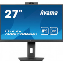 IIYAMA Monitor 27 cali XUB2790QSUH-B1 IPS,QHD,CAM,MIC,HDMI,DP,3xUSB(3.2), 100Hz,ADAPTIVE SYNC,FlickerFree,2x2W,WINDOWS HELLO