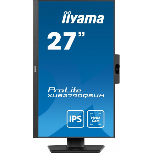 IIYAMA Monitor 27 cali XUB2790QSUH-B1 IPS,QHD,CAM,MIC,HDMI,DP,3xUSB(3.2), 100Hz,ADAPTIVE SYNC,FlickerFree,2x2W,WINDOWS HELLO