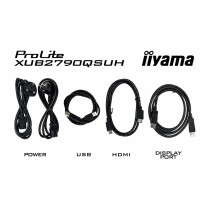 IIYAMA Monitor 27 cali XUB2790QSUH-B1 IPS,QHD,CAM,MIC,HDMI,DP,3xUSB(3.2), 100Hz,ADAPTIVE SYNC,FlickerFree,2x2W,WINDOWS HELLO