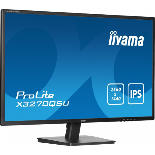 IIYAMA Monitor 32 cale X3270QSU-B1 IPS,WQHD,HDMI,DP,100Hz,250cd,3ms,2x2W, 3xUSB(3.2),FlickerFree,VESA