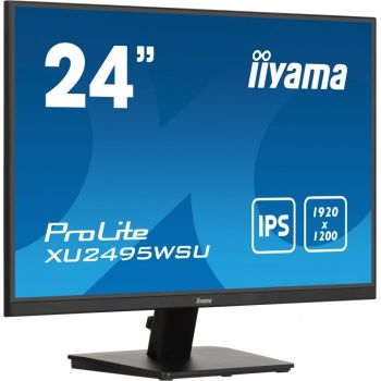 IIYAMA Monitor 24 cale XU2495WSU-B7 IPS,16:10,300cd,4ms,HDMI,DP,3xUSB(3.2), 1xUSB-c,2x2W,FlickerFree