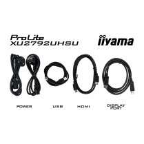 IIYAMA Monitor 27 cali XU2792UHSU-B6 4K,IPS,DP,HDMI,USB-C Power delivery, 350 cd, DPS