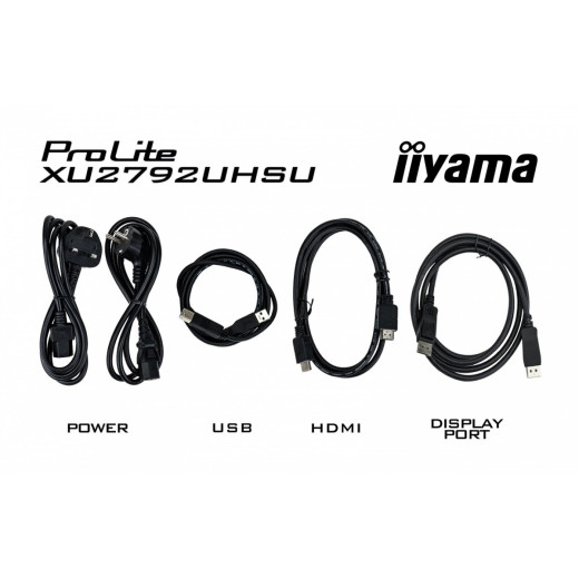 IIYAMA Monitor 27 cali XU2792UHSU-B6 4K,IPS,DP,HDMI,USB-C Power delivery, 350 cd, DPS