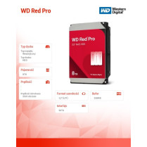 Western Digital Dysk HDD Red Pro 8TB 3,5 SATA III WD8005FFBX