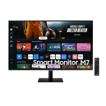 Samsung Monitor 32 cale SMART M70D VA 3840x2160 UHD 16:9 2xHDMI 3xUSB 2.0 1xUSB-C (65W) 4ms 60Hz WiFi/BT głośniki płaski 2Yd2d