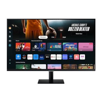 Samsung Monitor 32 cale SMART M70D VA 3840x2160 UHD 16:9 2xHDMI 3xUSB 2.0 1xUSB-C (65W) 4ms 60Hz WiFi/BT głośniki płaski 2Yd2d