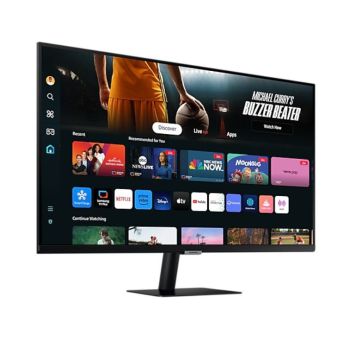 Samsung Monitor 32 cale SMART M70D VA 3840x2160 UHD 16:9 2xHDMI 3xUSB 2.0 1xUSB-C (65W) 4ms 60Hz WiFi/BT głośniki płaski 2Yd2d