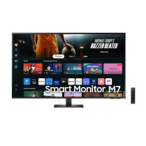 Samsung Monitor 43 cale SMART M70D VA 3840x2160 UHD 16:9 2xHDMI 3xUSB 2.0 1xUSB-C (65W) 4ms 60Hz WiFi/BT głośniki płaski 2Yd2d