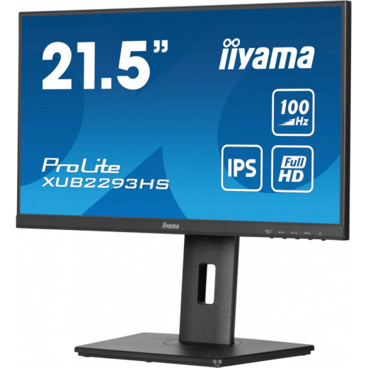 IIYAMA Monitor 22 cale XUB2293HS-B6 IPS,HDMI,DP,HAS(150mm)