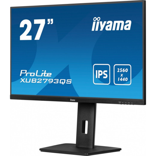 IIYAMA Monitor 27 cali XUB2793QS-B6 IPS,QHD,HAS(150mm),100Hz