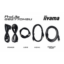 IIYAMA Monitor 27 cali GB2770HSU-B6 0.2ms,IPS,DP,HDMI,180Hz