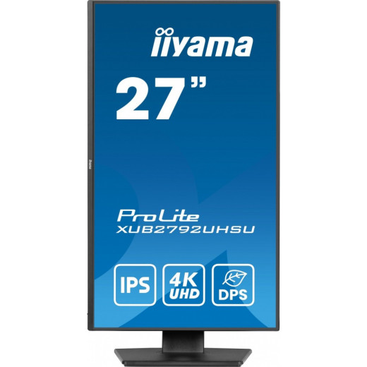 IIYAMA Monitor 27 cali XUB2792UHSU-B6,4K,IPS,DP,HDMI,USB-C
