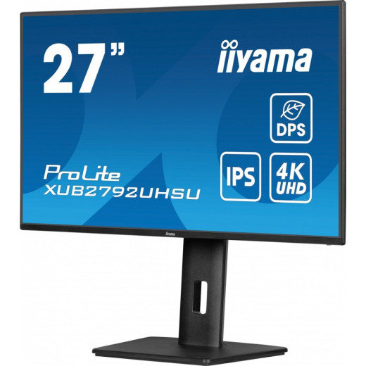 IIYAMA Monitor 27 cali XUB2792UHSU-B6,4K,IPS,DP,HDMI,USB-C
