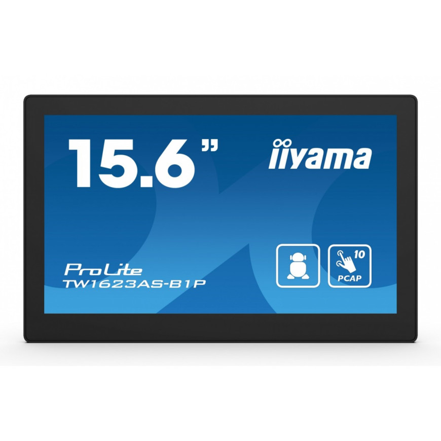 IIYAMA Monitor 16 cali TW1623AS-B1P,10P.DOT.IPS,ANDROID13,WIFI,24/7,RJ45, HDMI,3xUSB