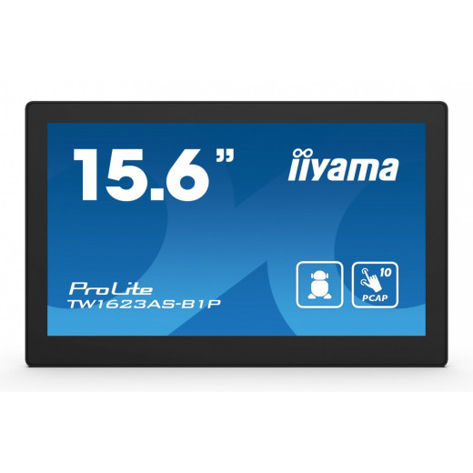 IIYAMA Monitor 16 cali TW1623AS-B1P,10P.DOT.IPS,ANDROID13,WIFI,24/7,RJ45, HDMI,3xUSB