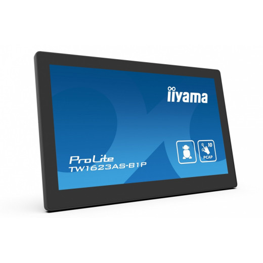IIYAMA Monitor 16 cali TW1623AS-B1P,10P.DOT.IPS,ANDROID13,WIFI,24/7,RJ45, HDMI,3xUSB
