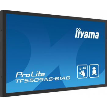 IIYAMA Monitor 55 cali TF5539AS-B1AG,IPS,4K,HDMIx2,DP,RJ45,3xUSB,2x10W, ANDROID,24/7,IP65